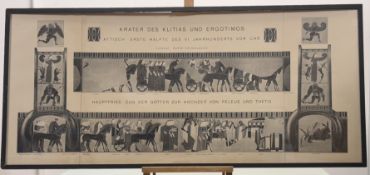 An Early 20thc Italian Museum Exhibition Poster titled - 
