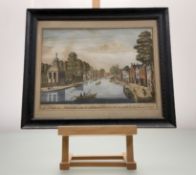 After Franc-Lamy (French 1855-1919), engraved by Cornelis de Bruijn ( Dutch 1870–1940) The Village
