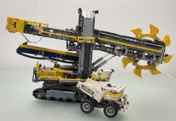 A Lego Technic Bucket Wheel Excavator (MK III 42055), ready built, no box or instructions together