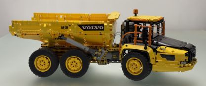 A Lego ready-built 6x6 Volvo Articulated Hauler 42114 A60H, no box or insturctions.