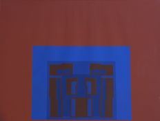 Robyn Denny (1930-2014), The Paramount Suite (Red), 71/75 screenprint, signed and dated '69 in