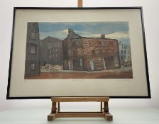 Helena Markson (1934-2012), Bath Street, 8/100 aquatint etching, titled and signed bellow, in a