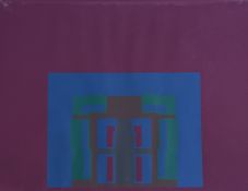 Robyn Denny (1930-2014), The Paramount Suite (Burgundy), 71/75 screenprint, signed and dated '69