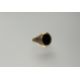 A 9ct gold signet ring set black onyx panel S 3.82g - Image 2 of 2
