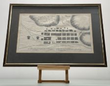 After George Anson (1697-1762), A Plan of the Town of Payta in the Kingdom of Santa-Fee, engraving