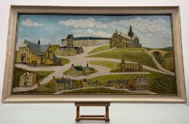 William J Cannon, High (Kirk) Street Glasgow, oil on board, monogrammed and dated 1975 bottom