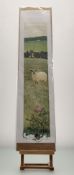A pair of limited prints by Barbara Robertson (1945-2018), Bee in Clover, initialled, titled and