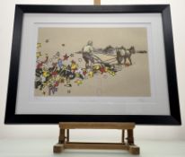 David Mach RA (Scottish 1956-), Dig & Delve, artist proof 52/100 limited silkscreen print, signed