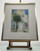 Moira Maitland (Scottsih 1936-2004), Trees in Devon, watercolour and pencil, signed bottom right, in