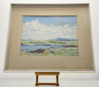 William Miles Johnston (Scottish 1893-1974), Carrick Shore near Sandgreen, watercolour, signed