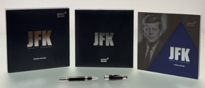 A Montblanc Great Characters JFK special edition ballpoint pen, in original slip cover and