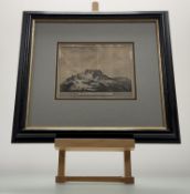 After Pieter Van Der Aa (Dutch, 1659-1733), a set of eight engraved views of Scottish landmarks,