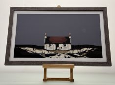 Ron Lawson (Scottish 1960-), Barra Red Roof, limted giclee print 90/195, signed and titled in pencil