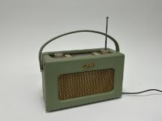 An Roberts RD70 'Revival' DAB digital radio, DAB+/FM Bluetooth Digital Radio with Alarm in leaf