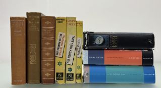 A collection of hardback books comprising, Bleak House by Charles Dickens, The Poems of Ossian,