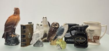 A collection of Whiskey Memorabilia items comprising, a Royal Doulton for Whyte & Mackay Tawny