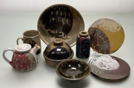 A Crich Pottery Breakfast Set all decorated in the typical floral pattern/ motif design