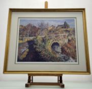 James McIntosh Patrick R.S.A (Scottish 1907-1998),'Bridge Den O'Fowlis' Angus, Scotland, 608/850