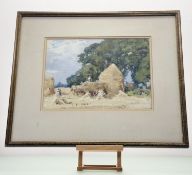David Foggie RSA RSW (Scottish 1878-1948), Harvest, Near Carrinton Mid-Lothian, watercolour,