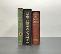 A collection of three Folio Society books comprising 