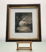A collection of prints comprising, After Joshua Reynolds, The Age of Innocence, mezzotint engraving,