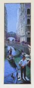 Tony Rome (20thc Scottish), Venetian Canal waterways, pastel on paper, signed bottom left, in a
