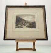 A pair of animal lithographs, one titled - Red Grouse the other titled Hare Sitting, both coloured