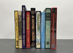A collection of The Folio Society books comprising 'Brideshead Revisted', Evelyn Waugh, 2007, 'The