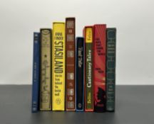 A collection of eight Folio Society books comprising 'The New Newgate Calendar', Edited with an
