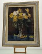 Marjorie Borthwick (British 1918-1967 daughter of A.E. Borthwick), Still of Chrysanthemums,