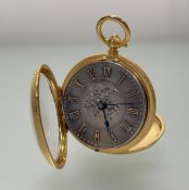 A Victorian H Samuel of Market Street Manchester silver gilt open face pocket watch with silvered