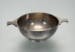 A Wison & Sharp Ltd of Edinburgh silver quaich with engraved inscription The Blair Quaich