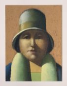 Y Stephen Mangan (Scottish, b. 1964), Icon, oil on board, signed verso, framed. 19cm by 14cm.