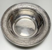 An American sterling silver centre bowl, International Silver Company, early 20th Century, in the