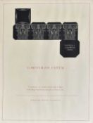 Y Ian Hamilton Finlay C.B.E. (Scottish, 1925-2006), Corinthian Capital, letterpress, paper cut-