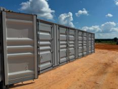 40ft High Cube Four Multi Door Container