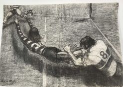 Colin Moss (1914-2005) collection of seven works on paper, various sizes and media