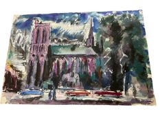 Colin Moss (1914-2005) collection of five works on paper, various sizes and media