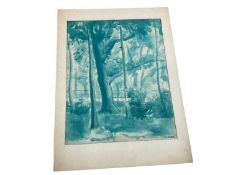 Colin Moss (1914-2005) collection of seven works on paper, various sizes and media