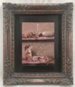 Giuseppe Banchieri (Italian 1927-1994) oil on panel - Still life, signed verso,