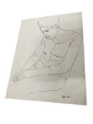 Colin Moss (1914-2005) collection of seven works on paper, various sizes and media