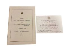 The Marriage of H.R.H. The Princess Elizabeth to Lieutenant Philip Mountbatten R.N. (later H.M. Quee