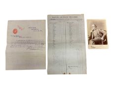 The theatre and the arts, collection of 18th and 19th century correspondence and related ephemera in