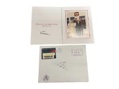 H.R.H. Prince Charles Prince of Wales (now H.M. King Charles III), signed 1997 Christmas card with g