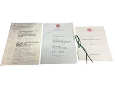 H.M. Queen Elizabeth The Queen Mother a group of official ephemera including 100th Birthday Thanksgi