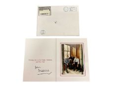 H.R.H. Prince Charles Prince of Wales (now H.M. King Charles III), signed 2000 Christmas card with g