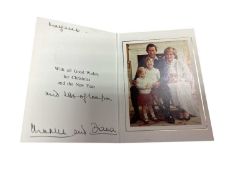 T.R.H. The Prince and Princess of Wales, handwritten