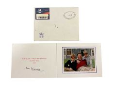 H.R.H. Prince Charles Prince of Wales (now H.M. King Charles III), signed 1993 Christmas card with g
