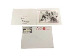 H.R.H. Prince Charles Prince of Wales (now H.M. King Charles III), signed 2004 Christmas card with g