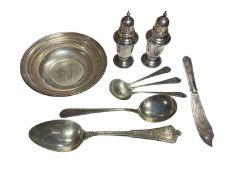 Group of American sterling silver